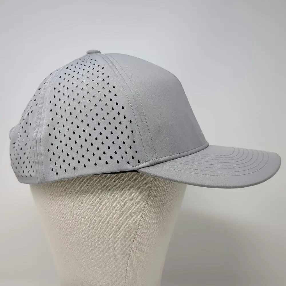 Billest Trucker Hat Gray One Size Snapback Pickleball Club USA Perforated Cap